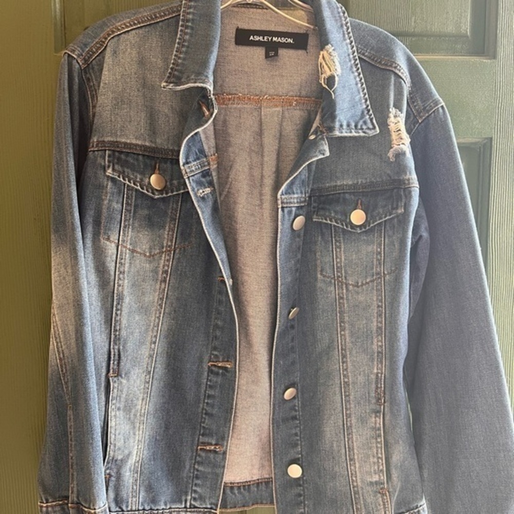 Jean jacket oversized - Picture 2 of 5